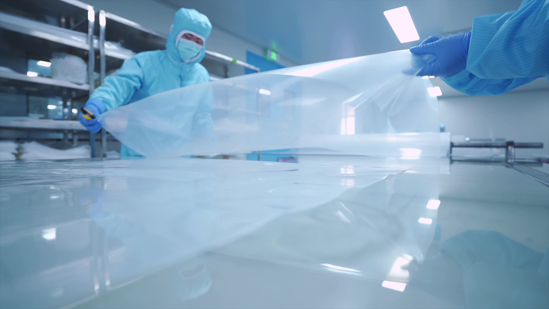 JYSS BIO cleanroom manufacturing of single-use bioprocess film products